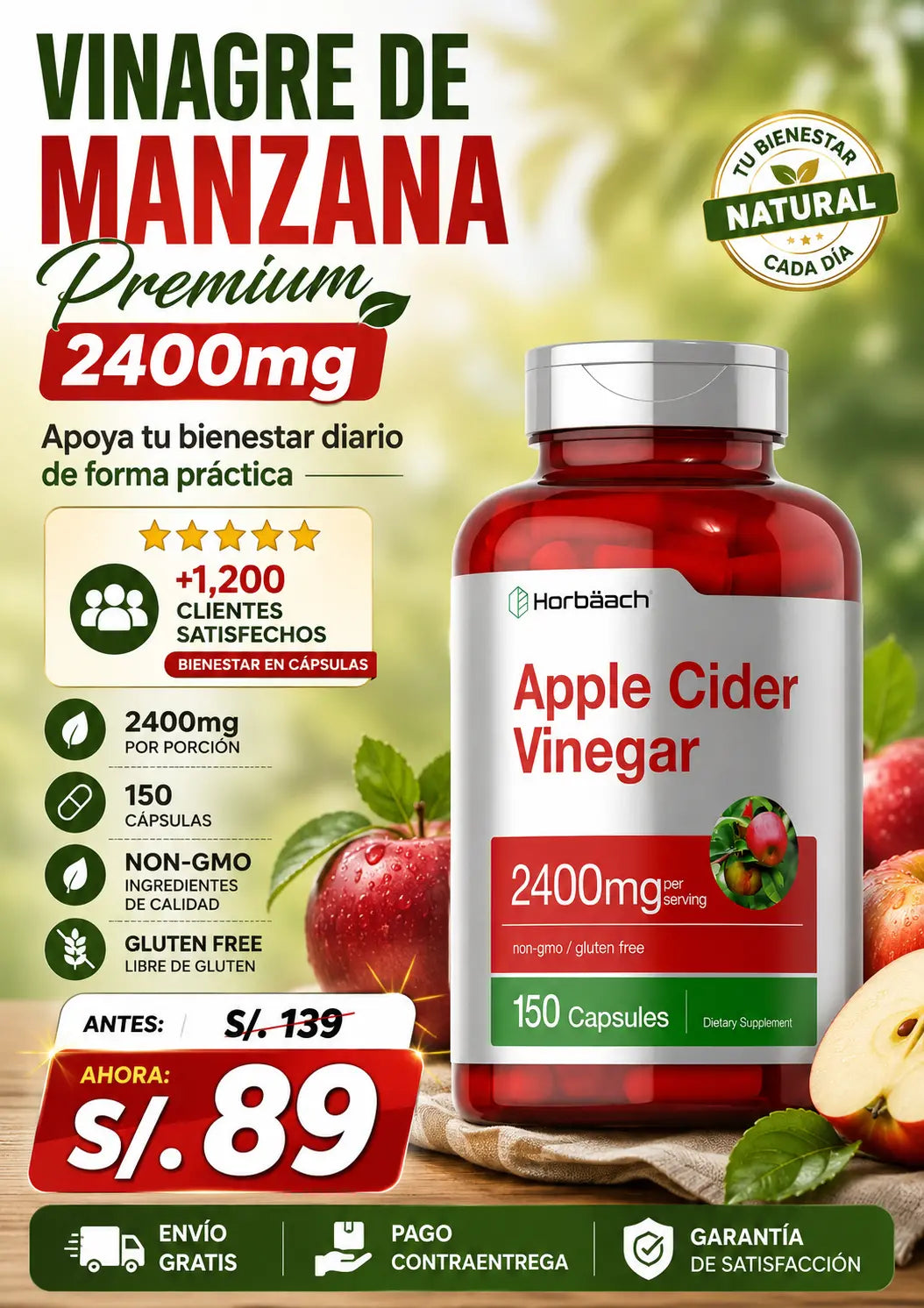 VINAGRE DE MANZANA PRO