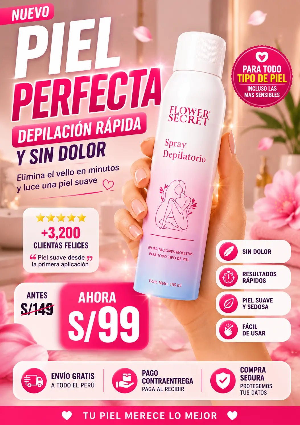 Spray Depilacion