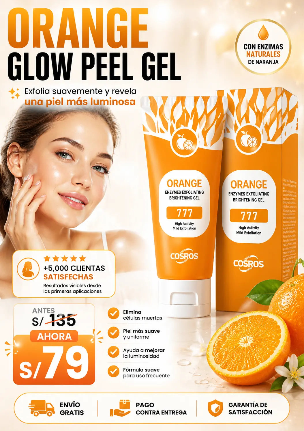 Orange Glow Peel Gel