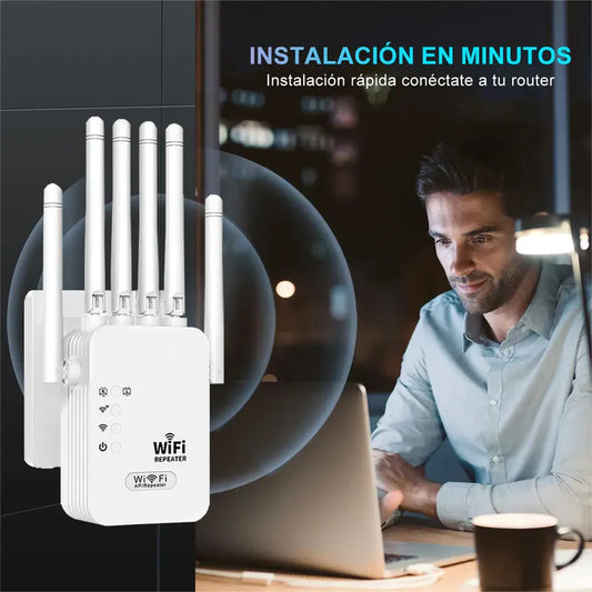 WIFI MAX - Repetidor De Señal Wifi Alta Potencia